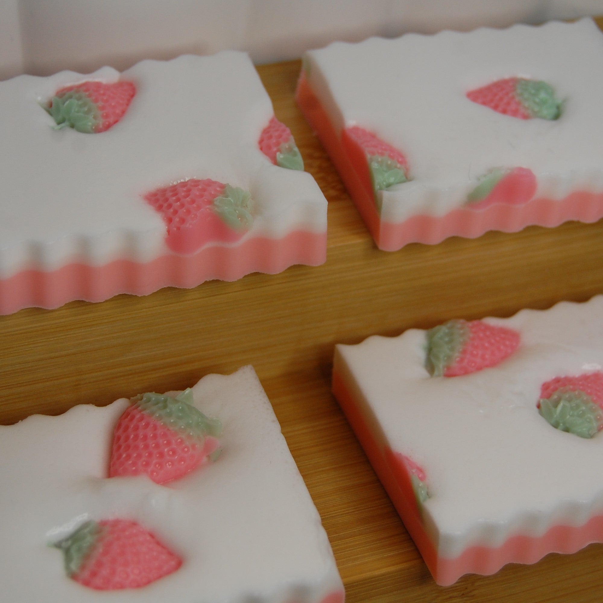 Strawberries & Cream - Strawberry & Vanilla Soap