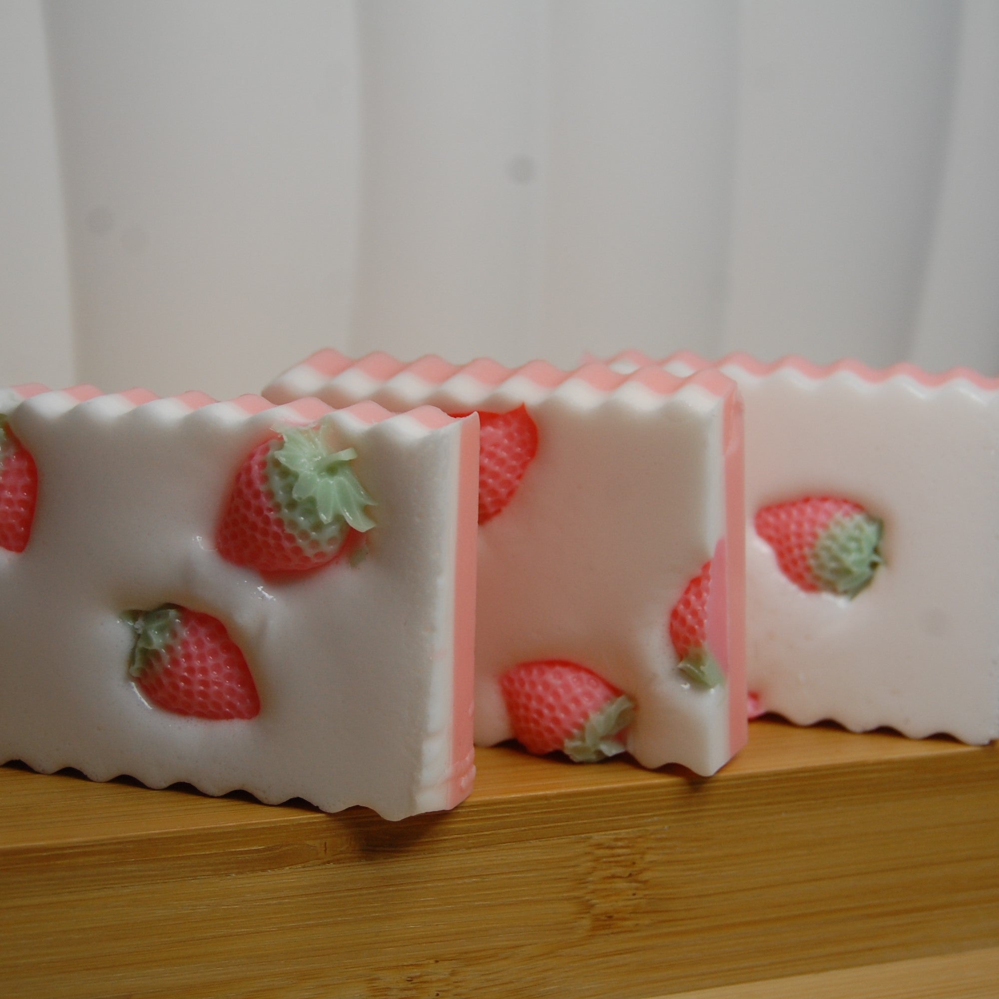 Strawberries & Cream - Strawberry & Vanilla Soap