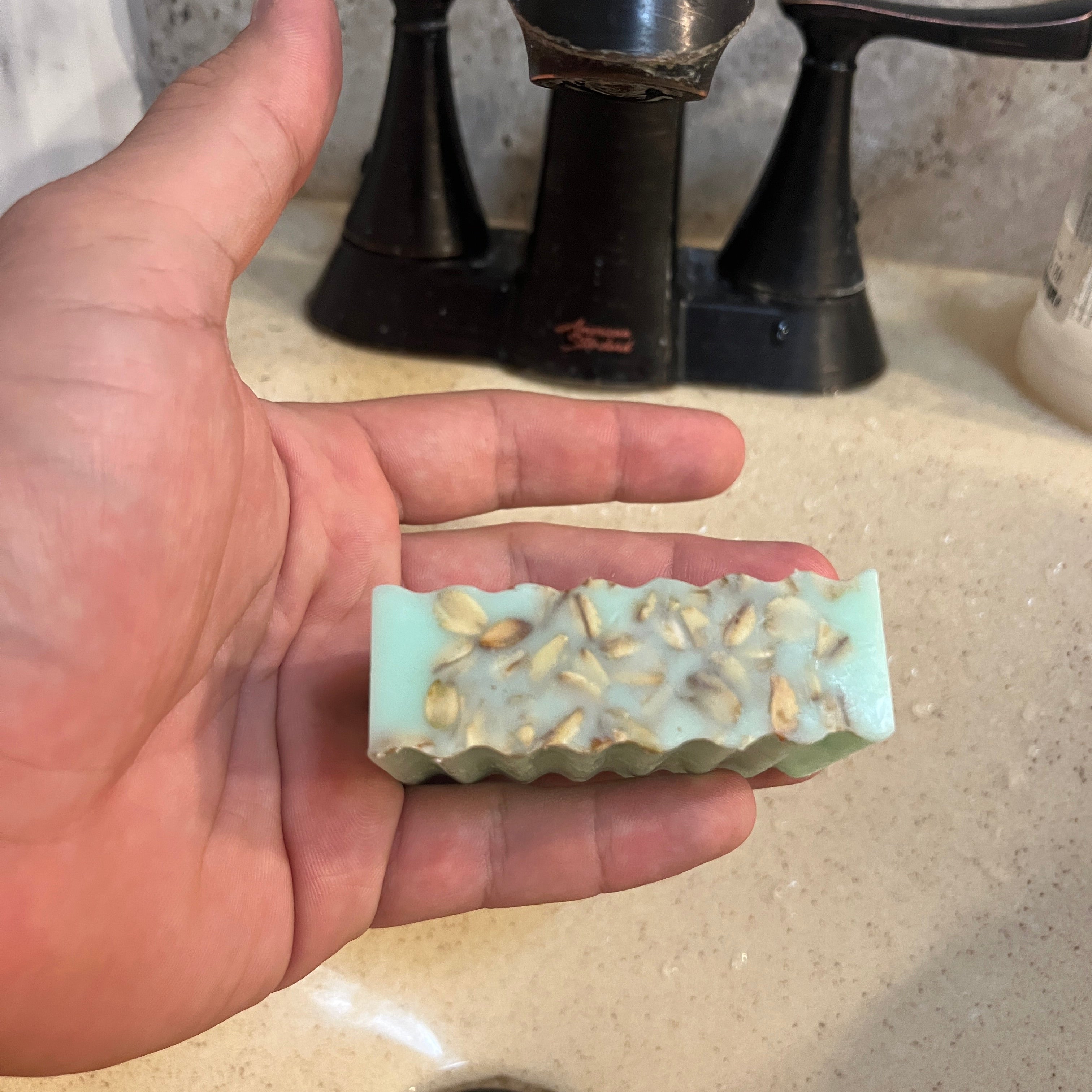 Oatmealy Peppermint Soap